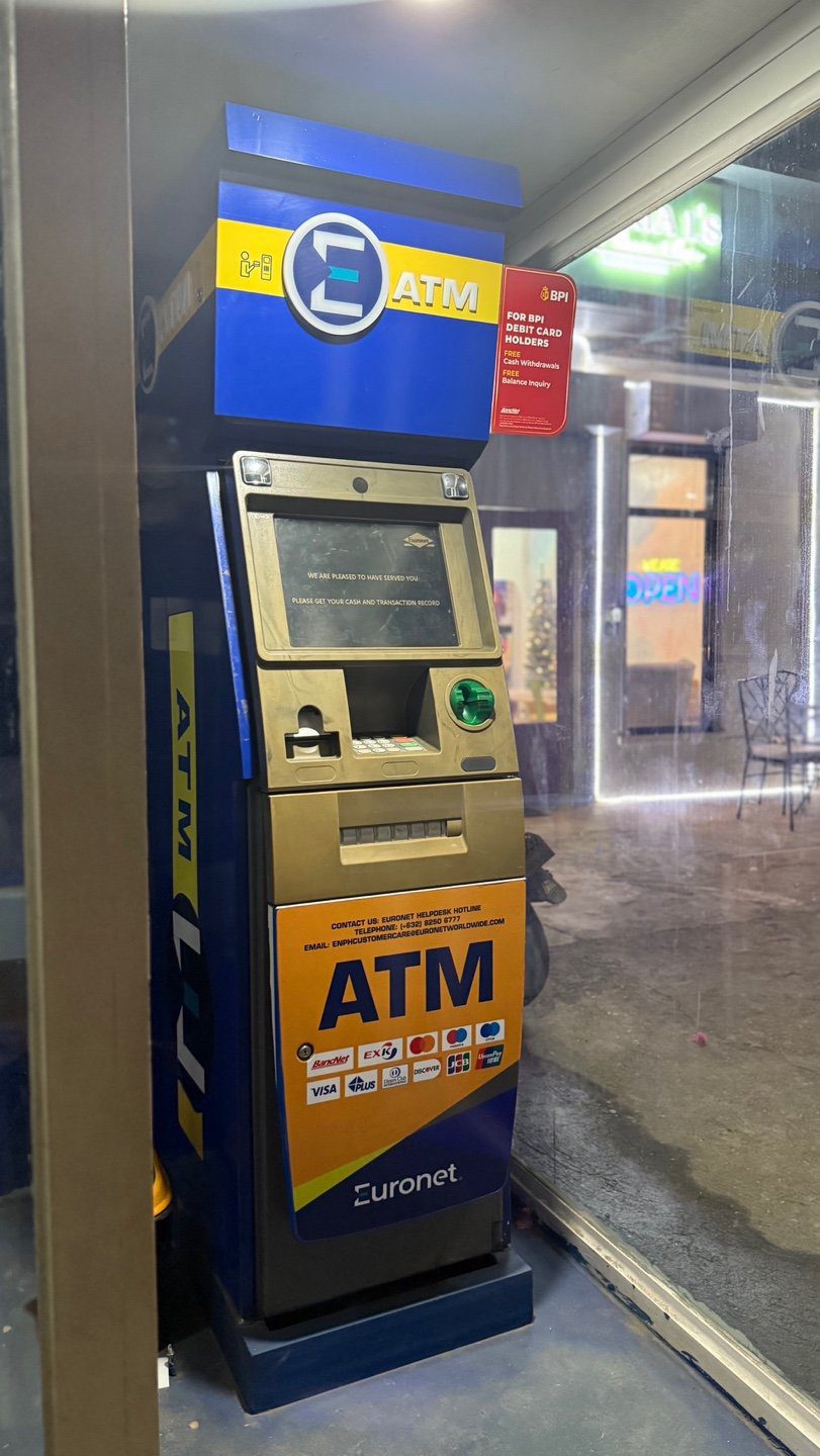 코론 시내 ATM
