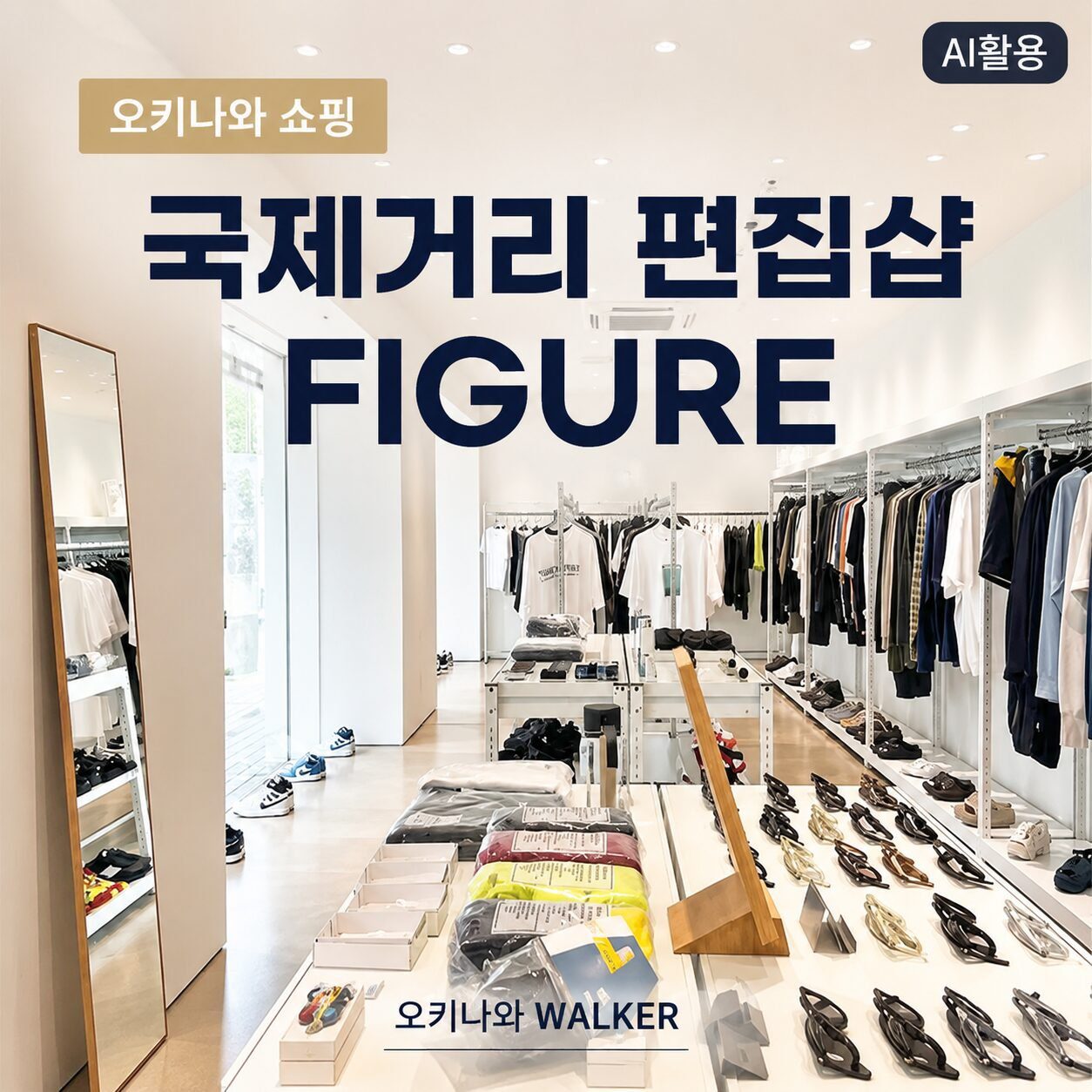 국제거리 편집샵 쇼핑 피규어 FIGURE 오키나와 WALKER - 1