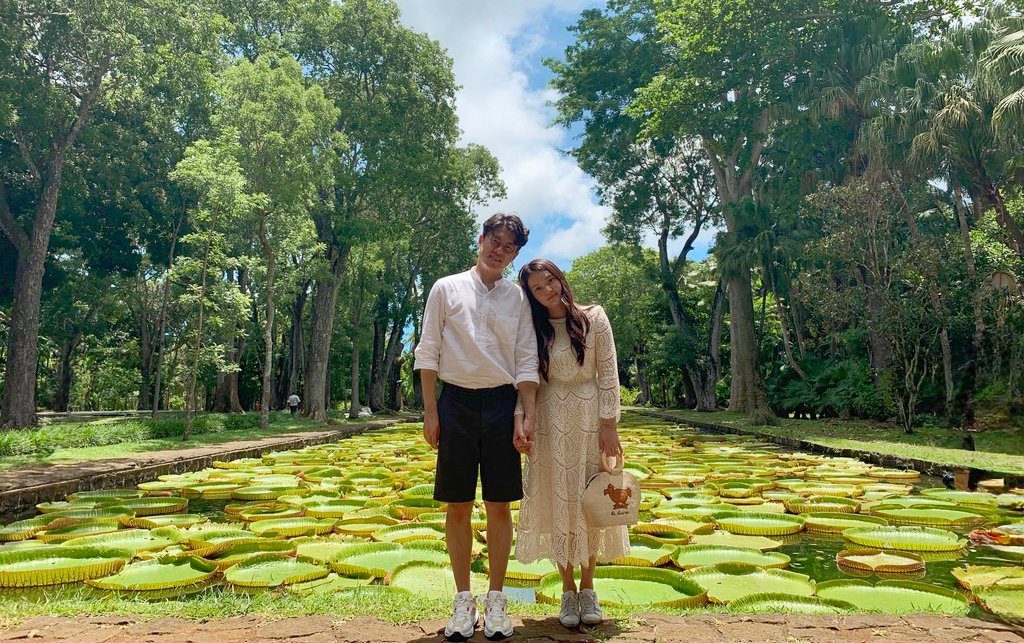 모리셔스 시우사구르 람굴람 식물원에서 셀프웨딩촬영 했어요 - 1