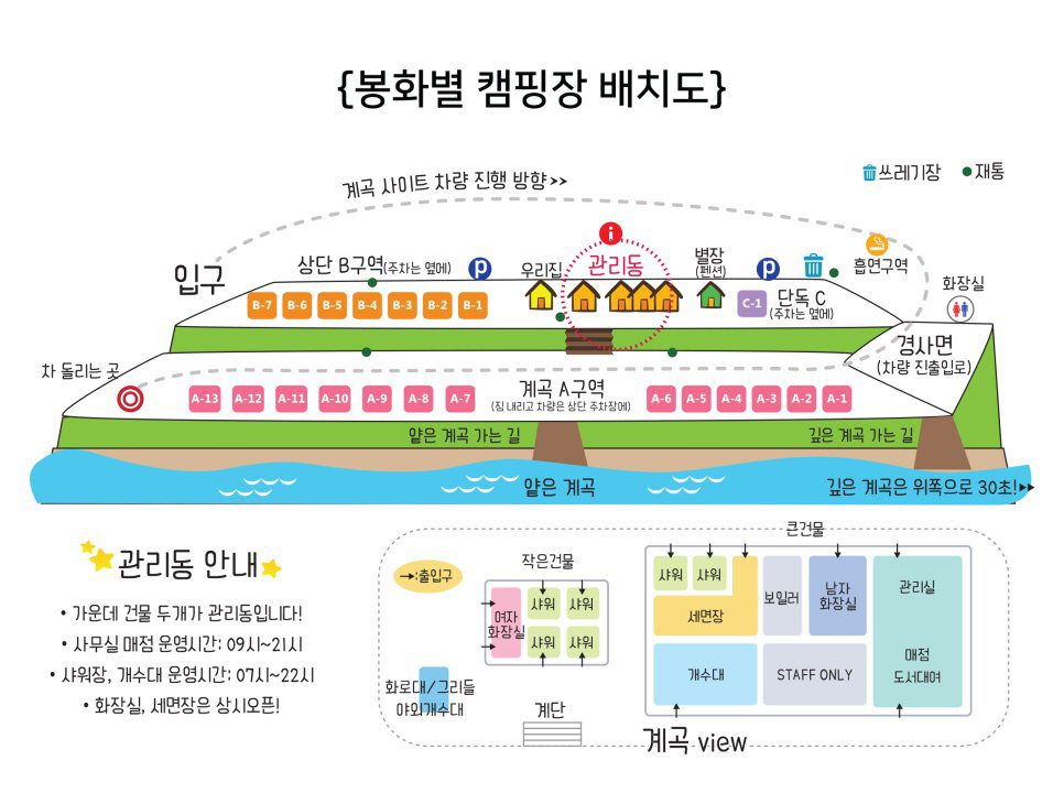 봉화별 캠핑장 경북 봉화 나만 알고 싶은 계곡캠핑장 - 10