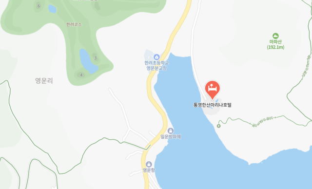 통영 한산 마리나 리조트 동남아 여행 온 느낌의 숙소 - 2