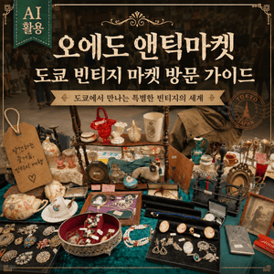 오에도 앤틱마켓┃도쿄여행 빈티지 마켓 방문 가이드 - 1