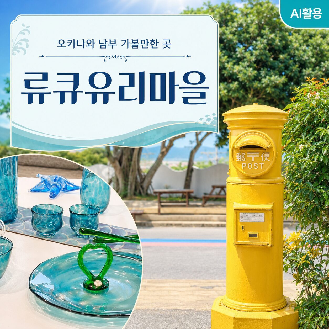 오키나와 류큐유리마을 여행지 썸네일