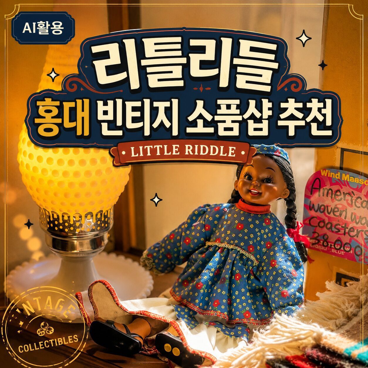 리틀리들 홍대 빈티지 소품샵 추천 LITTLE RIDDLE 썸네일