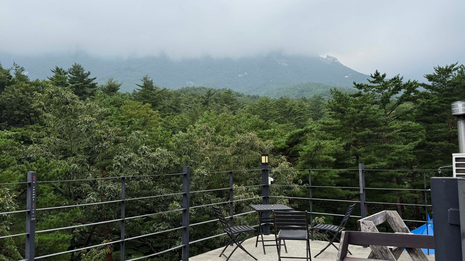 미시령 폭포민박 전망대 뷰