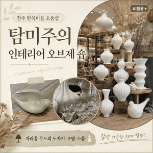전주 소품샵 탐미주의|자라홈 감성 인테리어 오브제 구경 - 3