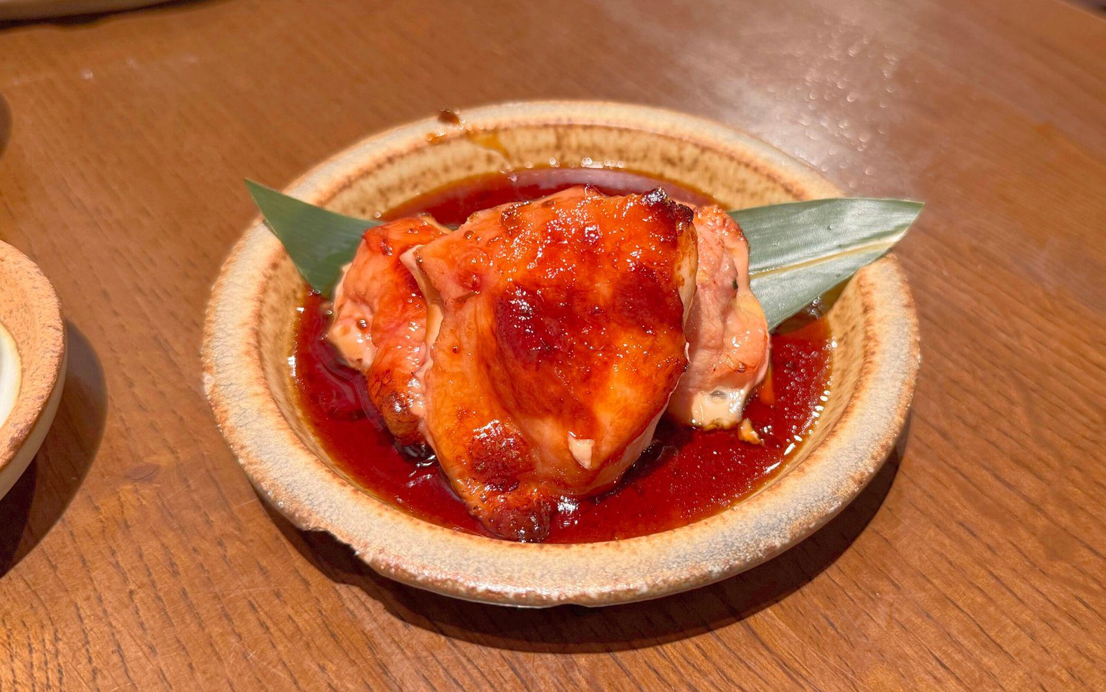 교토 사케 투어 마스야 사케텐 masuya saketen에서 1잔씩 다양하게 교토 사케 투어 마스야 사케텐 메뉴 'Chicken Teriyaki with sauce of Japanese peppercorns'