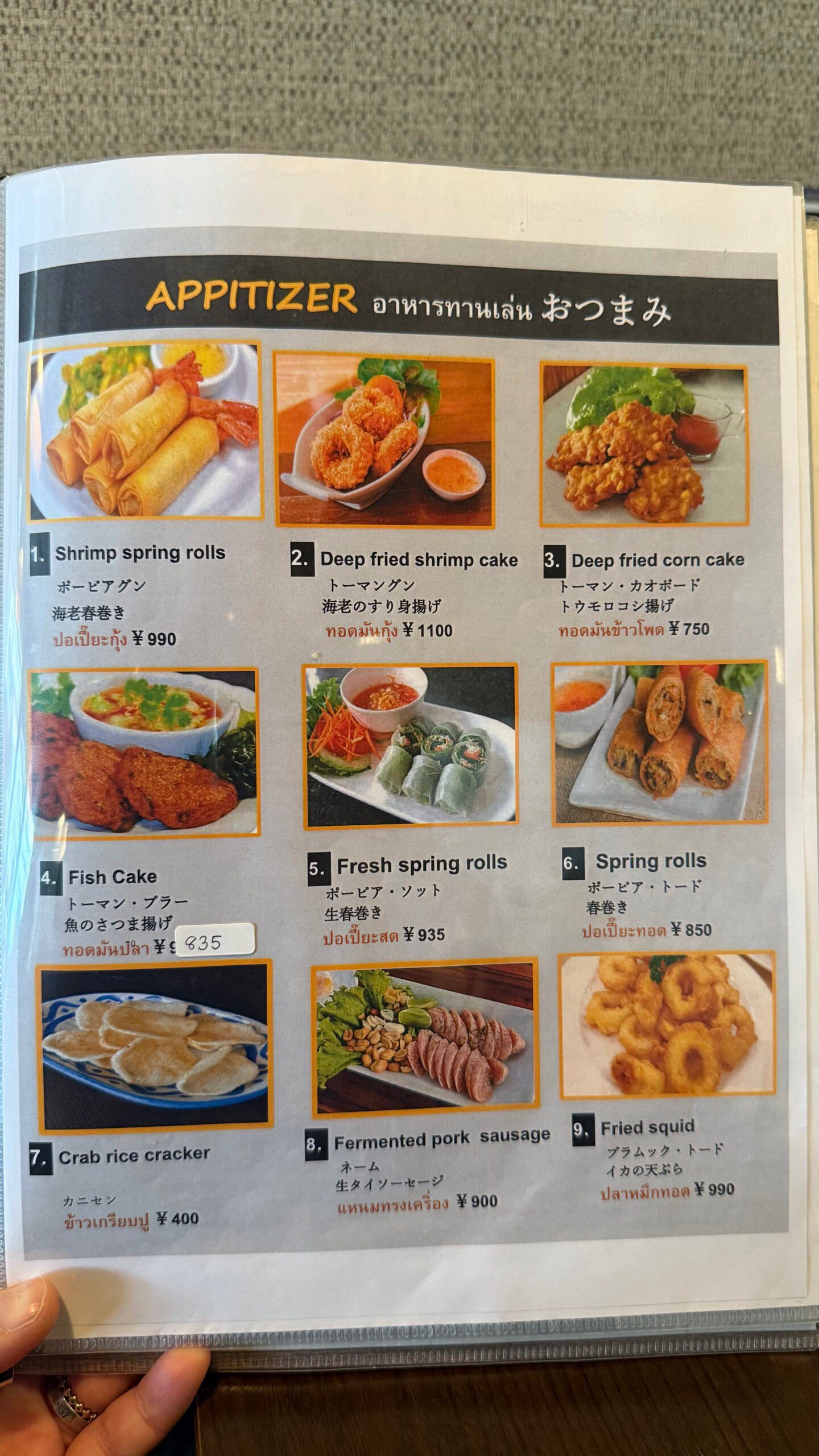 교토역 근처 맛집 탐방기┃크루어 갱 타이에서 만난 태국의 진한 풍미 교토역 근처 맛집 크루어 갱 타이 메뉴판