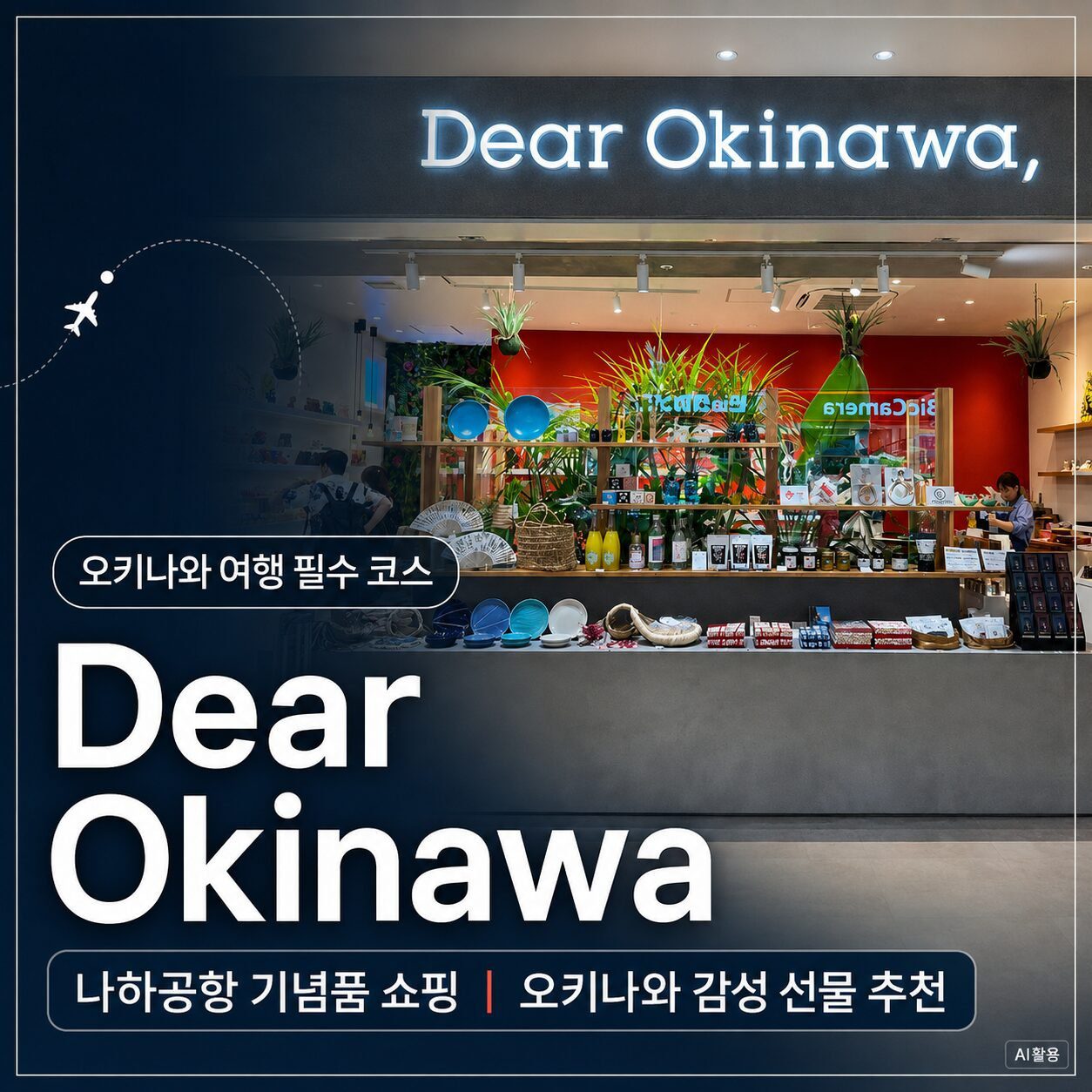 Dear Okinawa 나하공항 기념품 쇼핑┃오키나와 감성 선물 추천 - 1
