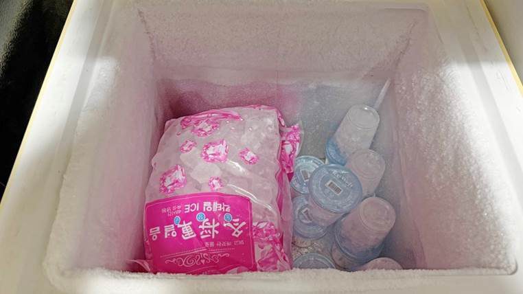 산맥존 매점에서 판매하는 얼음