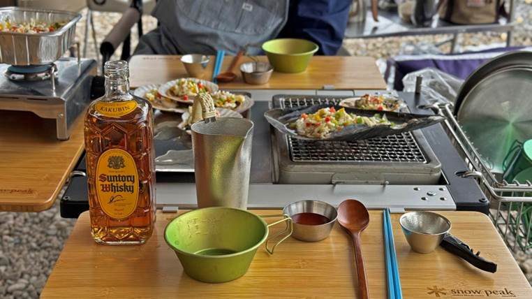 치즈 조개구이와 하이볼 1