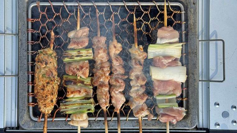 캠핑 닭꼬치
